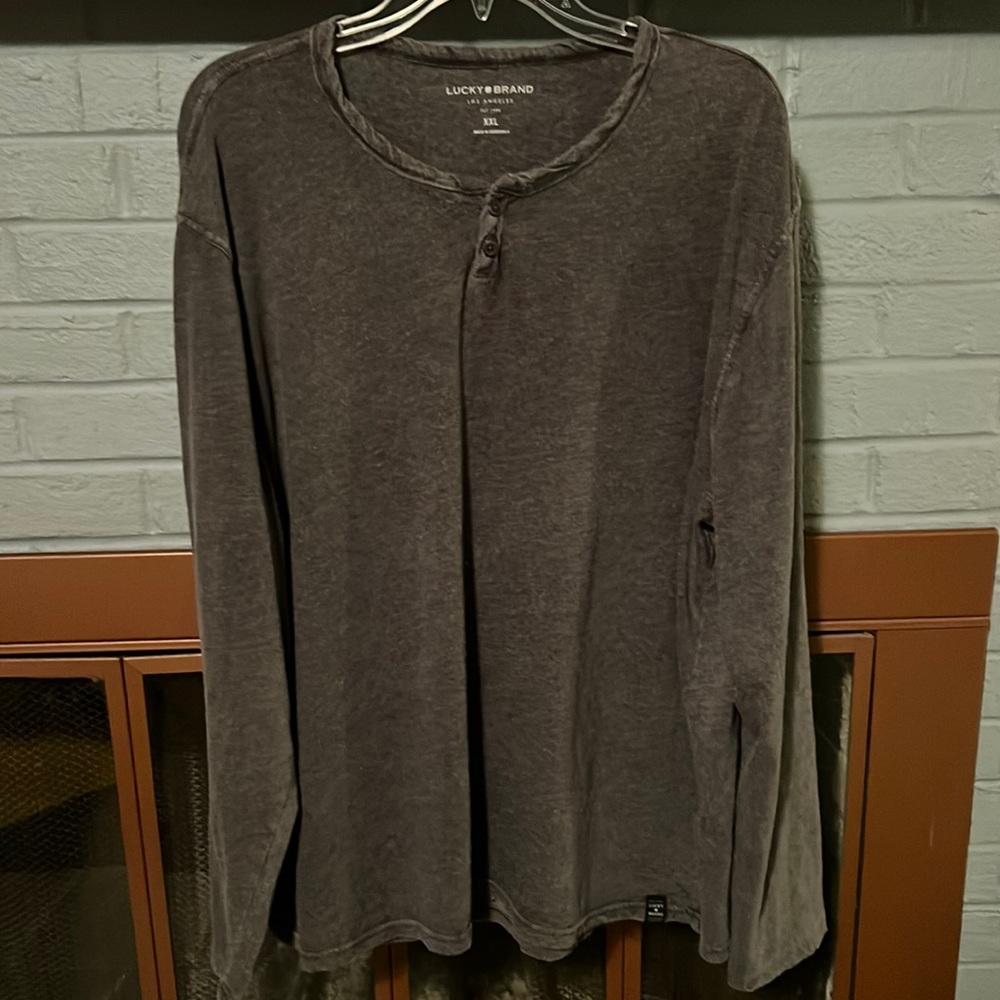 Lucky brand long sleeve Henley t